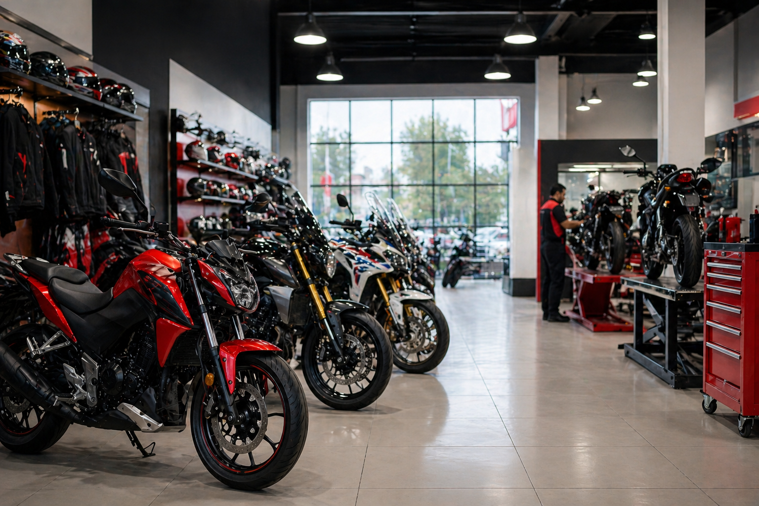 VENTA DE AGENCIA DE MOTOCICLETAS DE MARCA RECONOCIDA, CON VENTA DE UNIDADES, REFACCIONES, ACCESORIOS Y TALLER ESPECIALIZADO EN EL ESTADO DE GUANAJUATO, MÉXICO