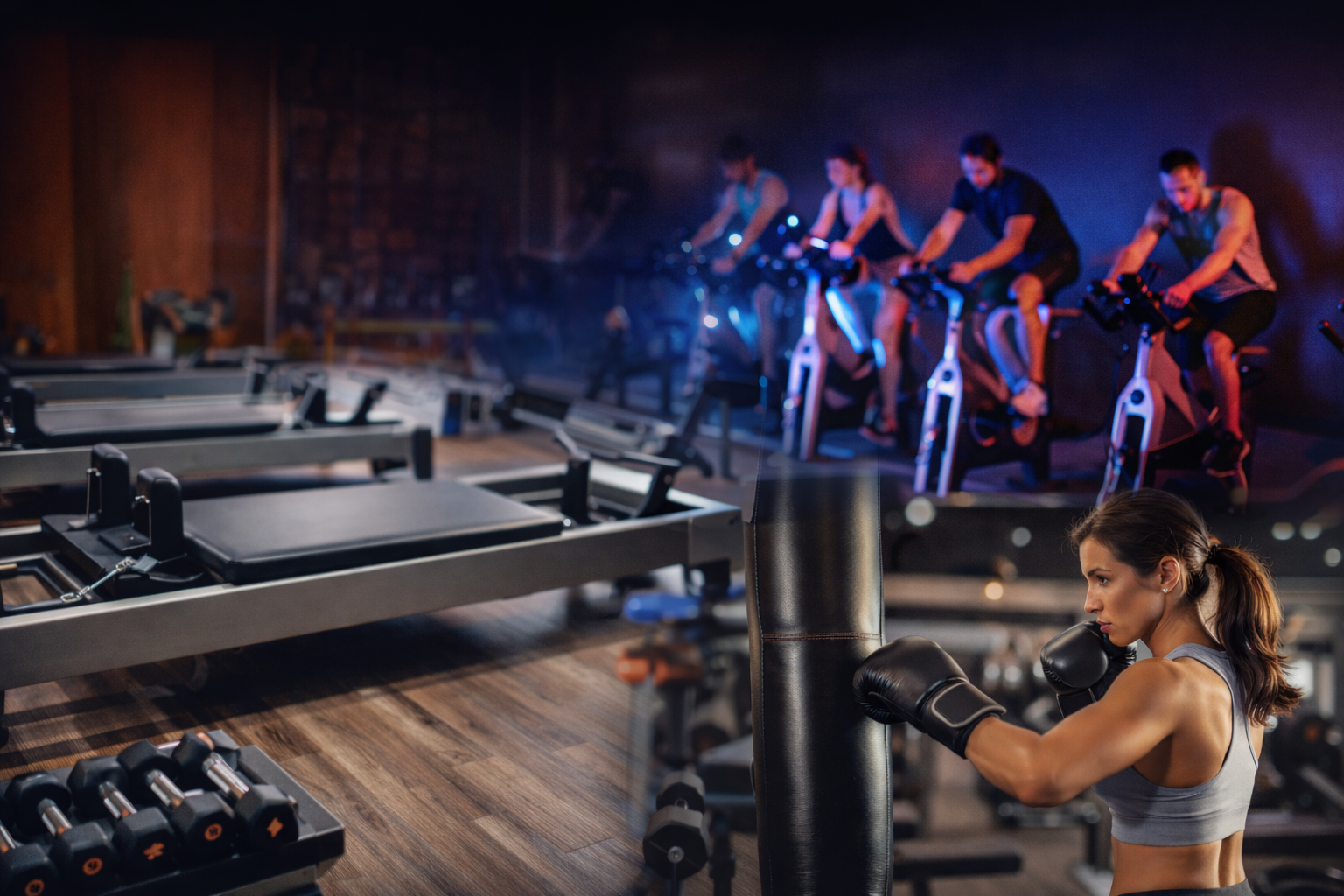 ESTUDIO FITNESS BOUTIQUE MULTIDISCIPLINARIO CON PILATES REFORMER, CYCLING Y CAFETERÍA / MÉRIDA, YUC. MÉXICO