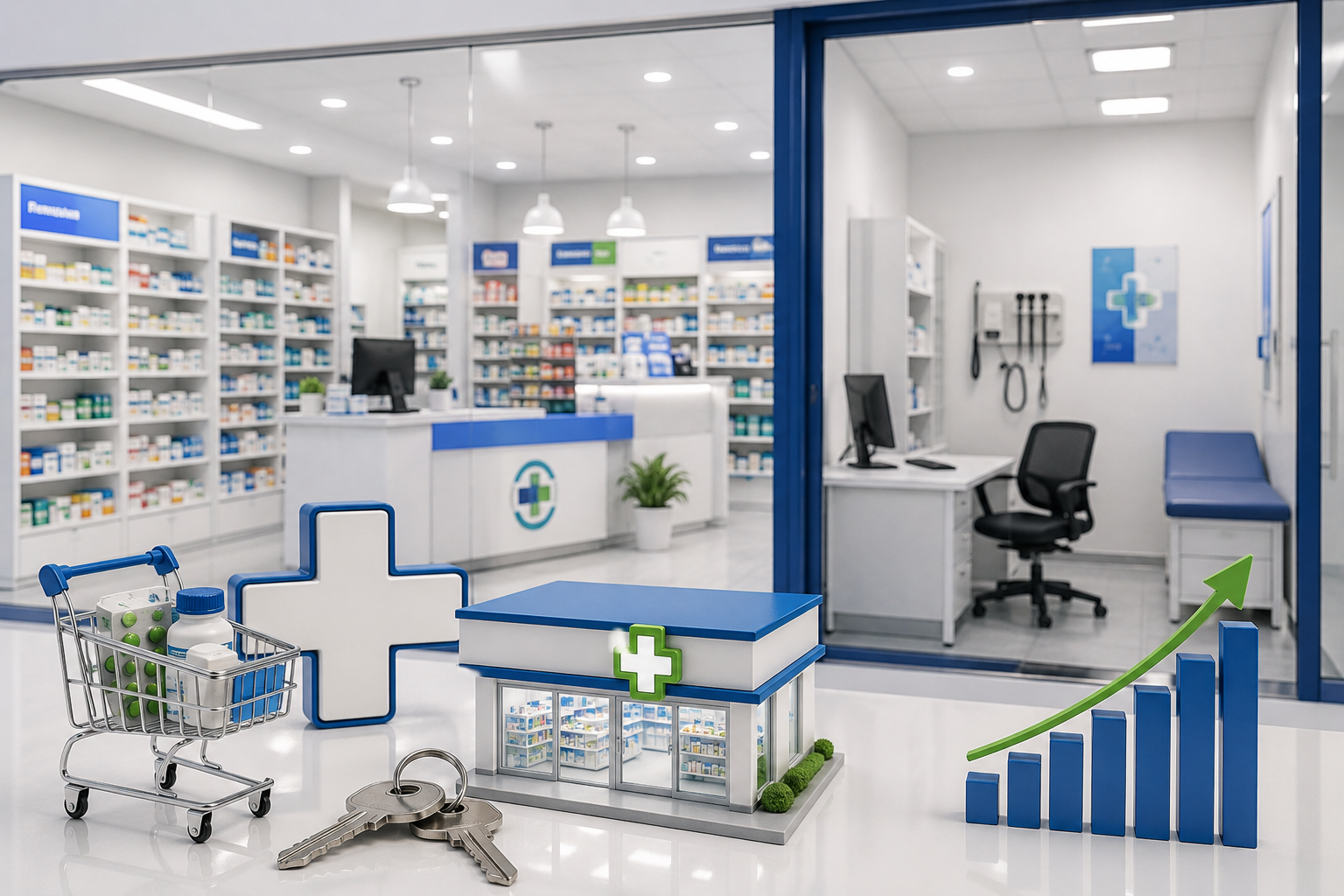 FRANQUICIA FARMACÉUTICA Y ATENCIÓN INTEGRAL DE SALUD PRIMARIA EN TODO MEXICO / OPCIÓN PARA INVERSIONISTAS PASIVOS